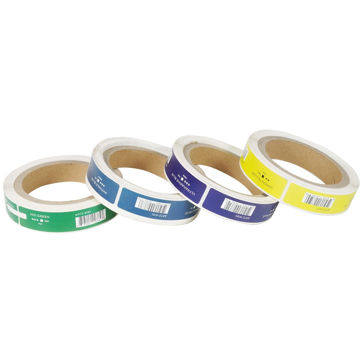 China Supplier Custom Logo Printing Coated Paper Chemical Product Barcode Label Sticker with Roll 1