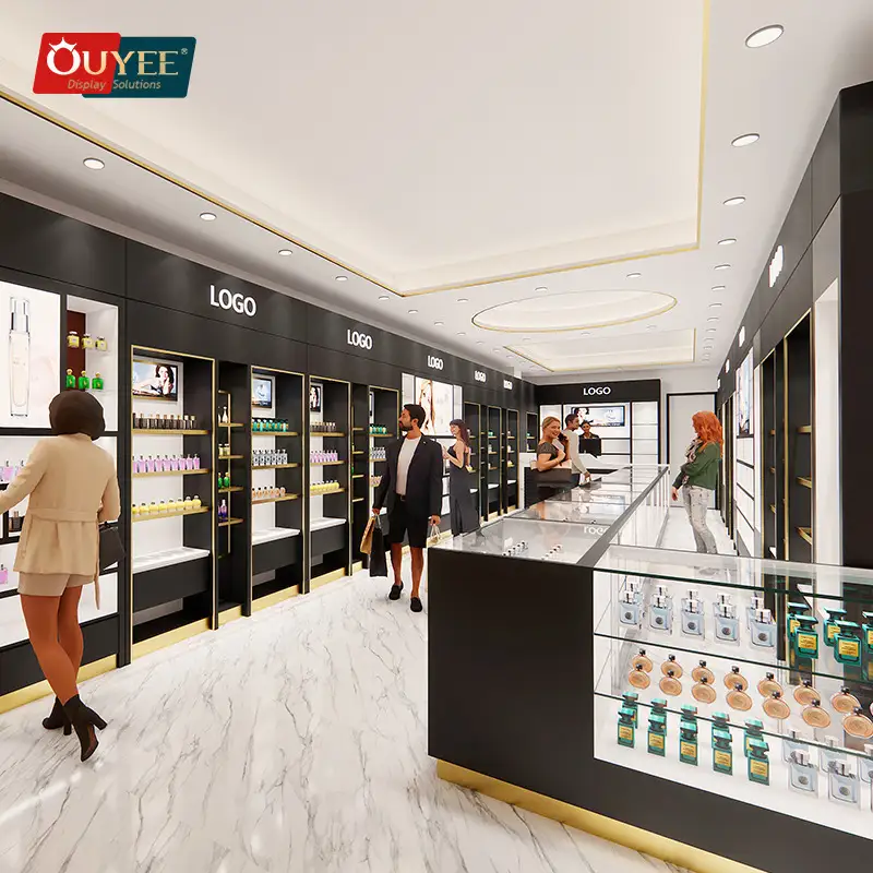 حامل عرض ومنظم للعطور لمحلات العطور 1