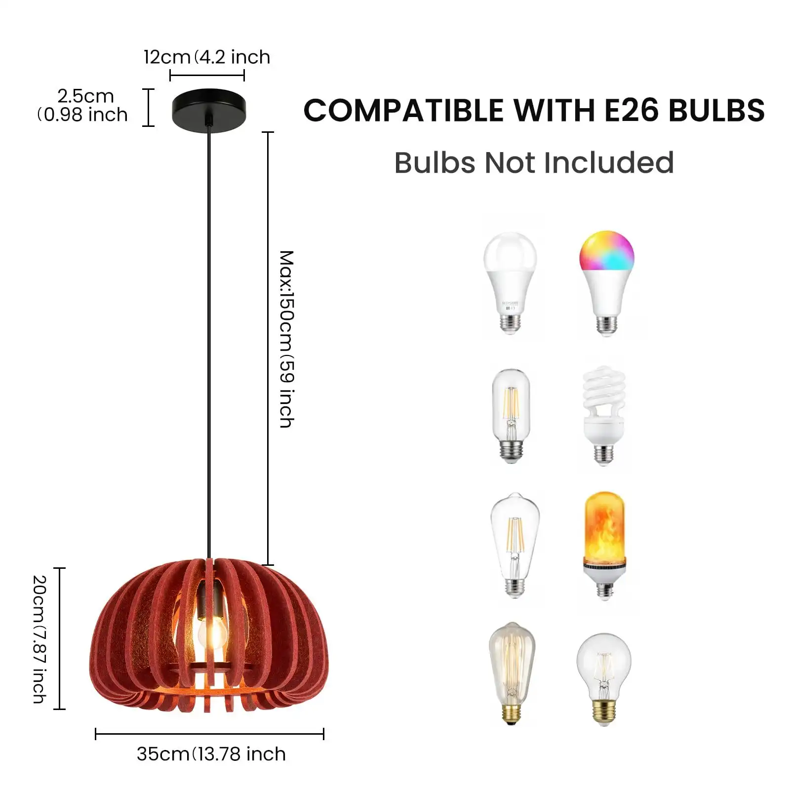 Draadloze UV-LED-tafellamp van biopolymeer met akoestische vilten lampenkap – Verkrijgbaar in diverse kleuren 1