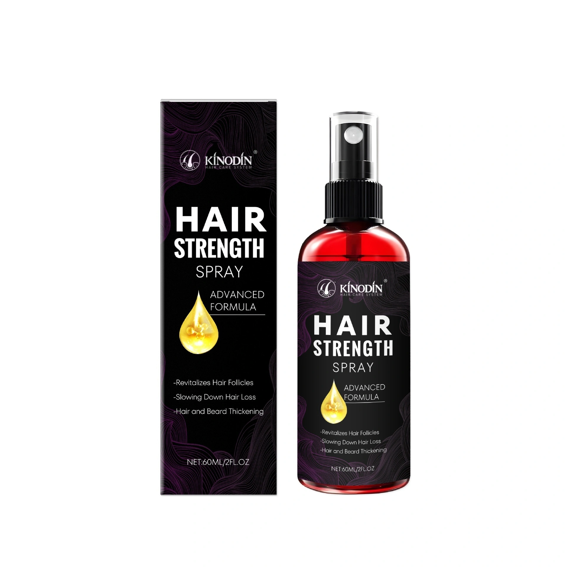 Óleo em spray para crescimento capilar, fortalecedor orgânico, nutritivo, gengibre, alecrim, couro cabeludo danificado, reparação 1