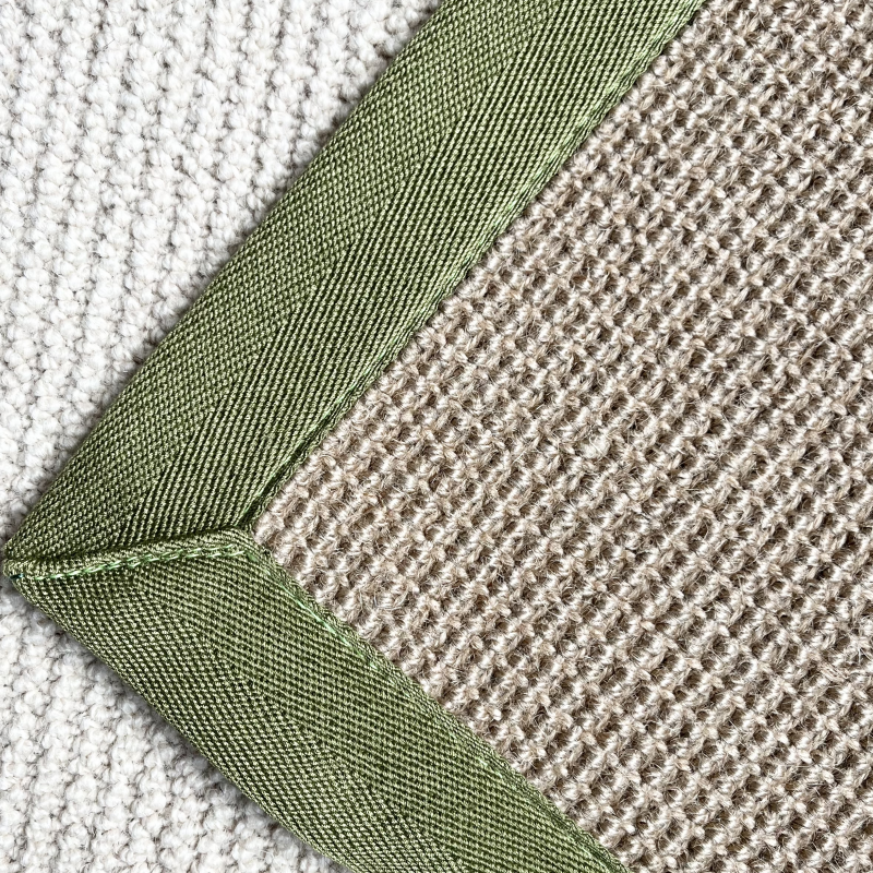 **Tappeto in fibre naturali: lana, sisal, iuta e filato di guscio di cocco** 1