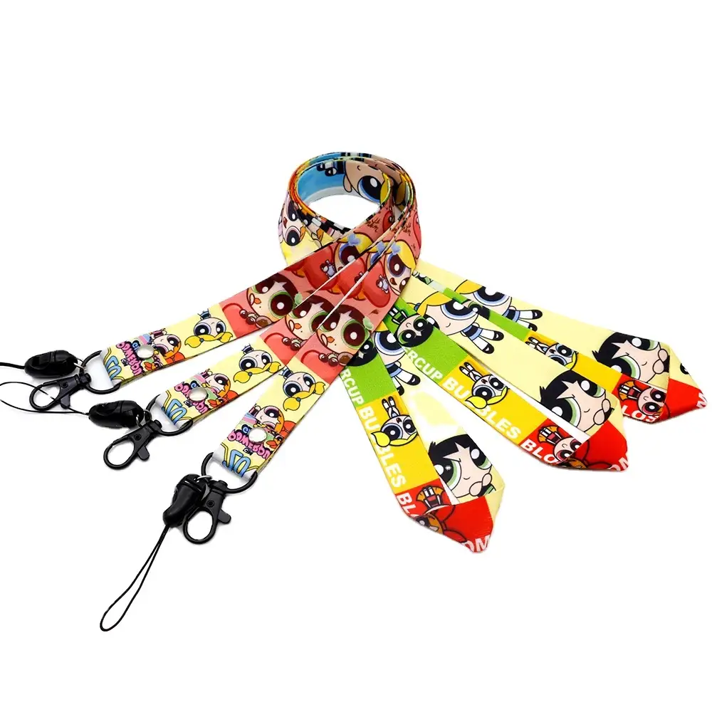 Custom Polyester Cartoon Character Lanyard | Heat Transfer Printed Lanyards Manufacturer 1