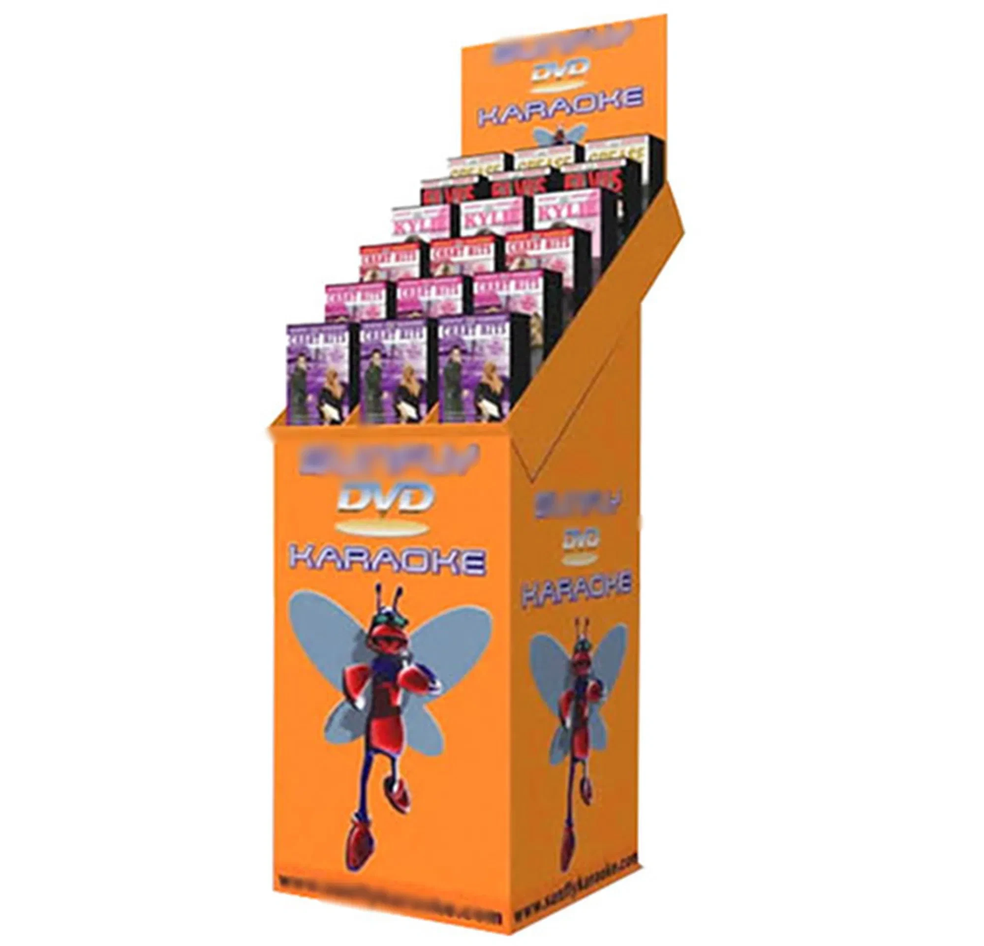 紙製段ボール製ディスプレイ展示スタンド広告用小売ダンプビン 1