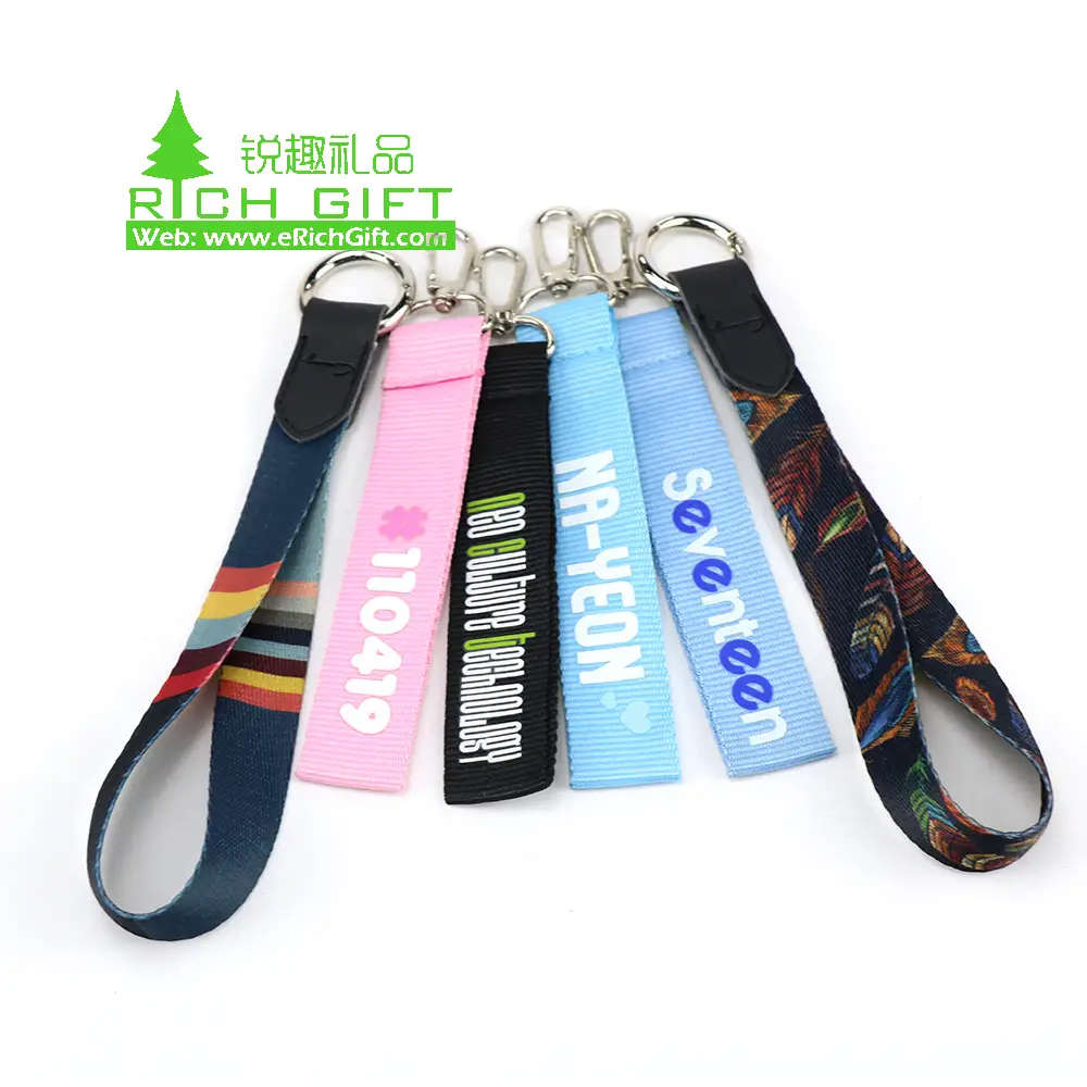 Custom Short Wrist Lanyards Manufacturer | Wrist Coil Lanyards Supplier | EverRichGift 1