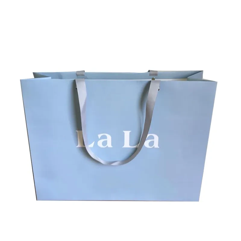 カラフルなリサイクルロゴアートペーパーギフトバッグ（ショッピング用） 1