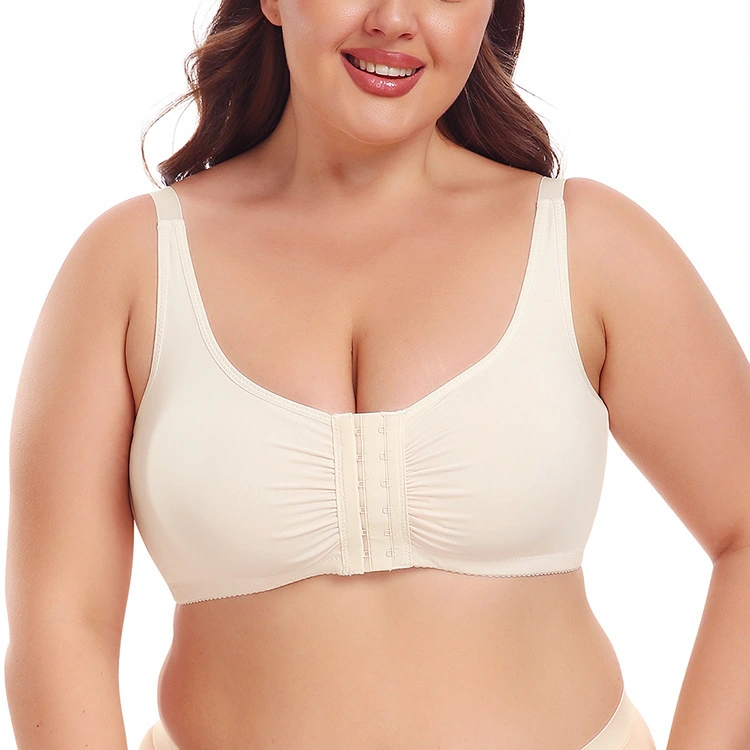 Sutiã modelador com abertura frontal personalizável para mastectomia, vendido no atacado. 1