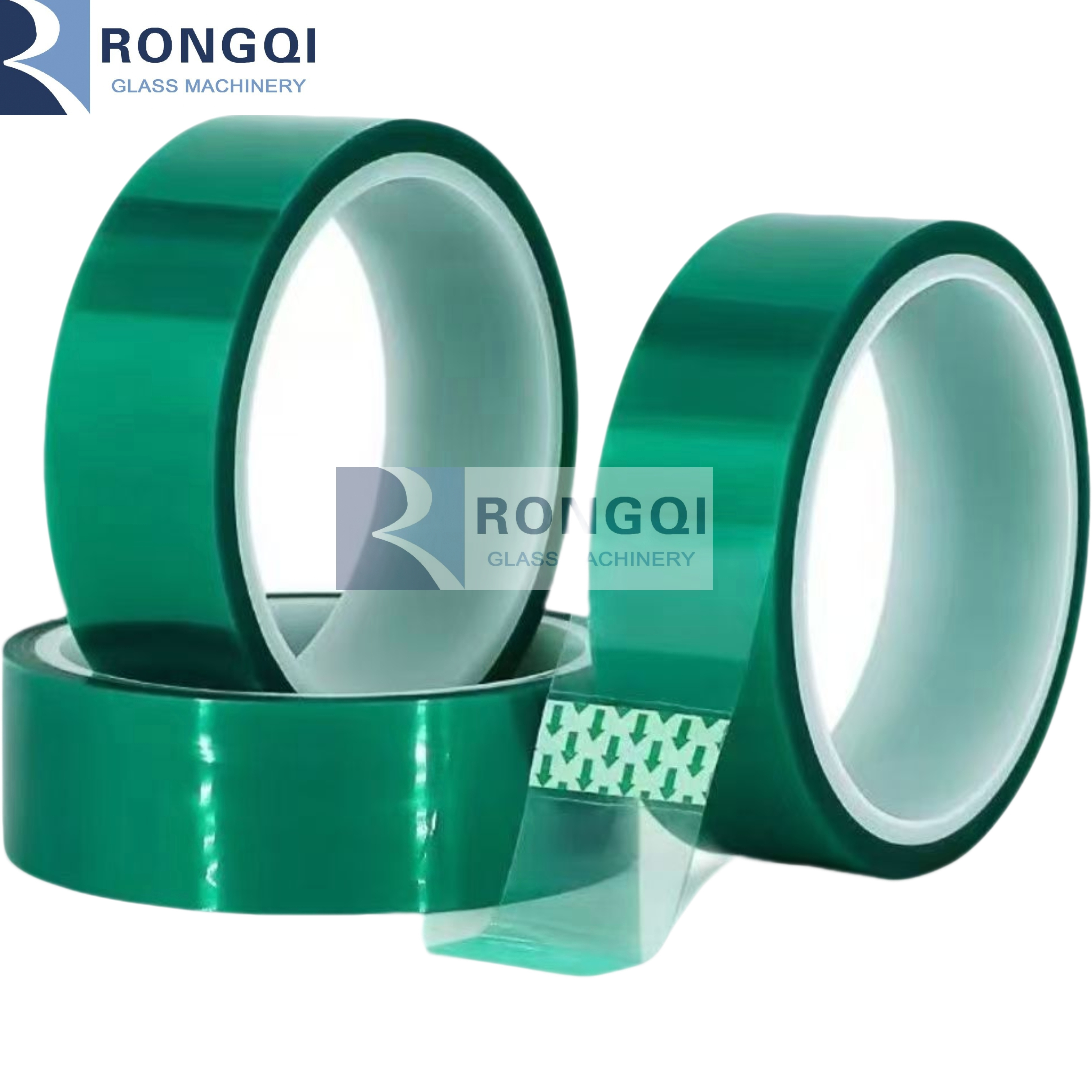 Pet Green Heat-resistant Silicone Adhesive Tape For Laminated Glass Pcb Circuit Board Spray Paint No Trace Protective Film 1