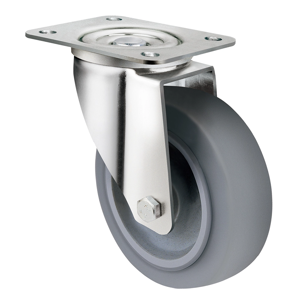 High Quality Industrial Thermoplastic Rubber Caster Swivel Wheel 1