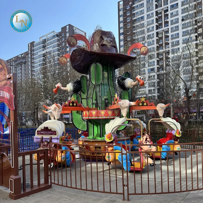 Unicorn Aerial Bicycle Ride | Magical Lift & Spin Adventure for Kids' Playgrounds | LINO 1