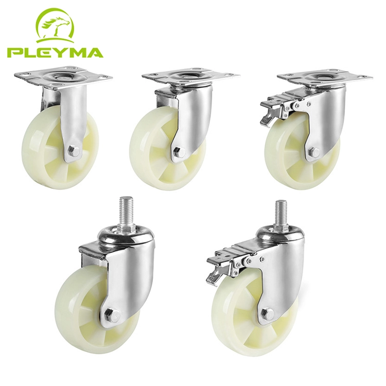 Caster Wheel Manufacturer Industrial Caster Wheel 3/4/5/6 Inch Stem Type For Trolley 1