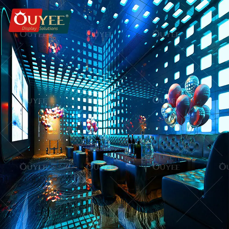 كراسي وأثاث النوادي الليلية، بما في ذلك نوادي التعري، ومنصات الدي جي، والحانات على أسطح المباني. 1