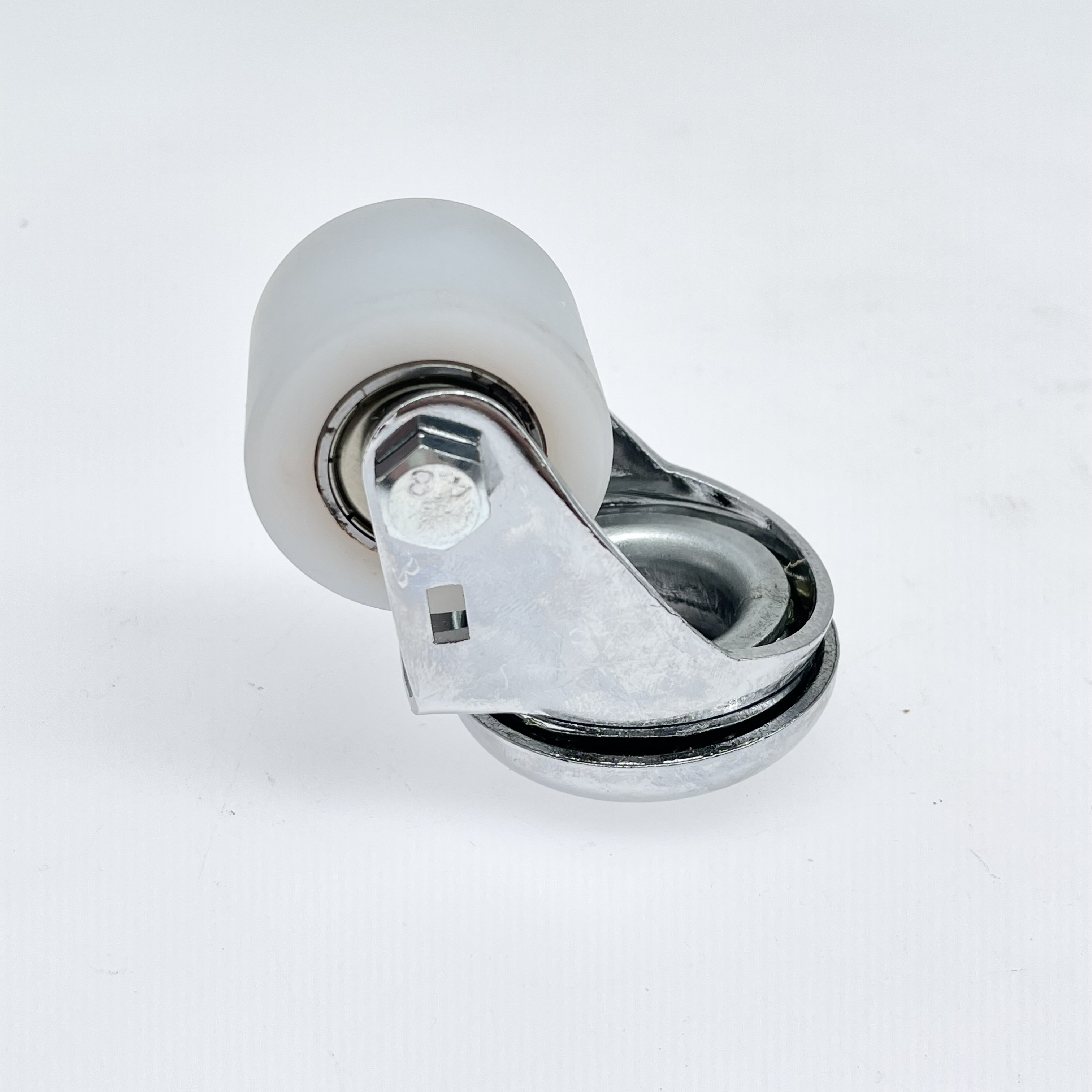 Heavy Duty Industrial Machine Cast Nylon Pa Double Ball Bearings Brake Load Capacity 100 Kg Caster Wheels 1