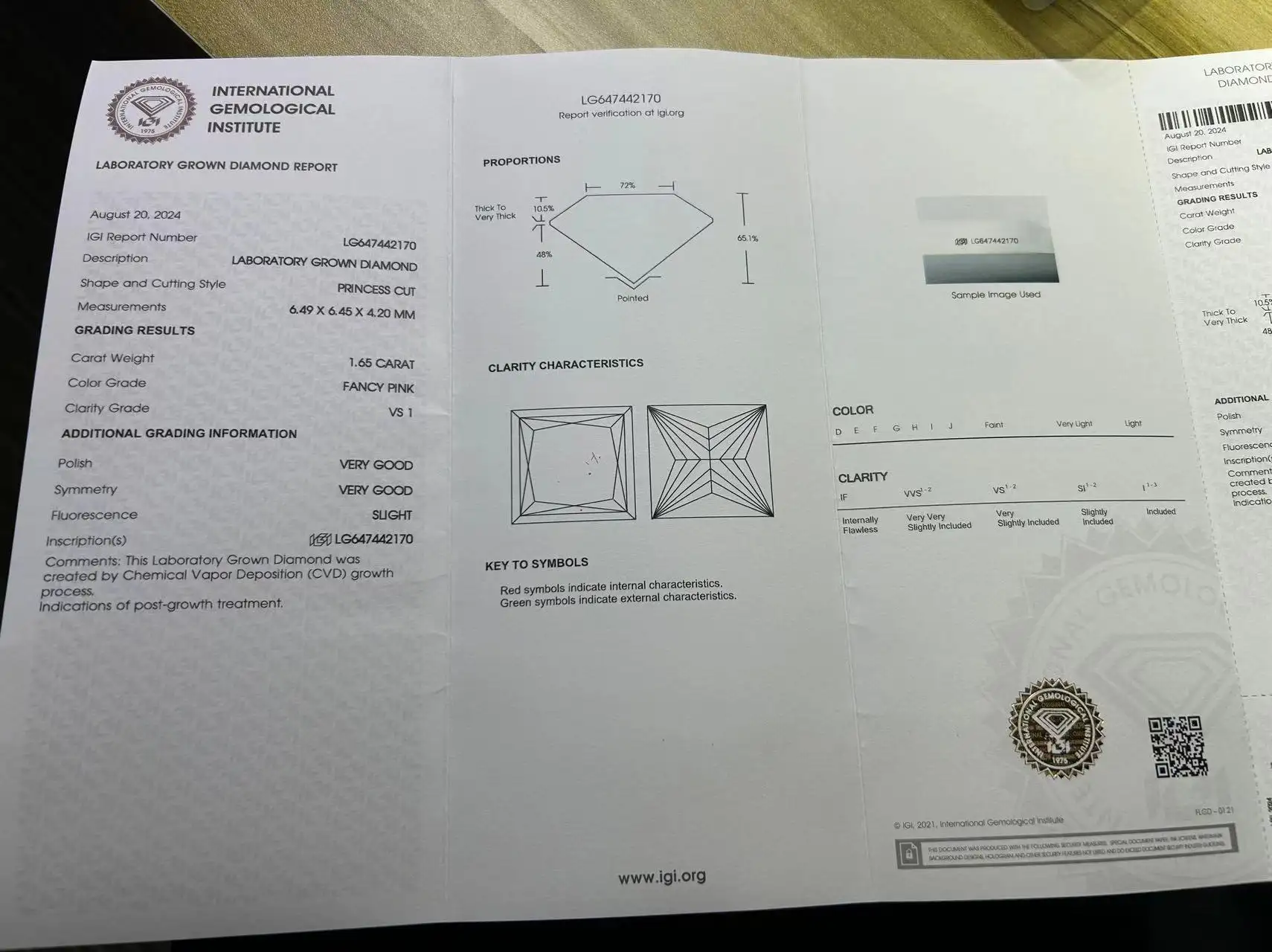 Pink Lab Grown Diamond by DKL Jewelry 4