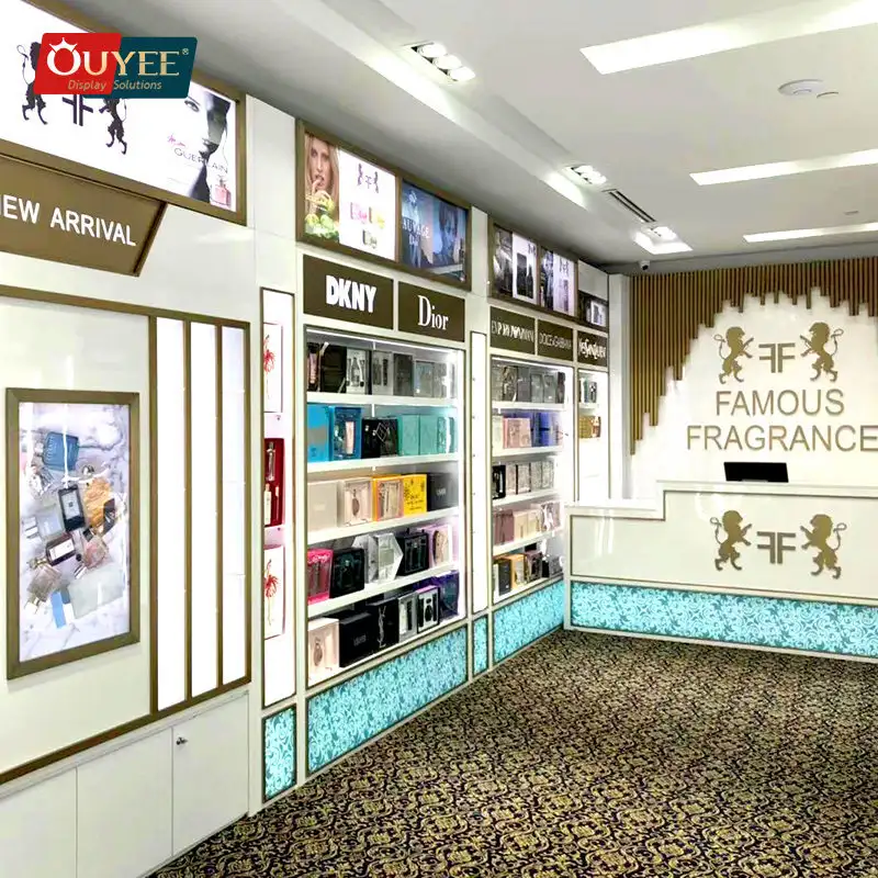 علب عرض العطور ورفوف زيوت العطور - رف عرض العطور 1