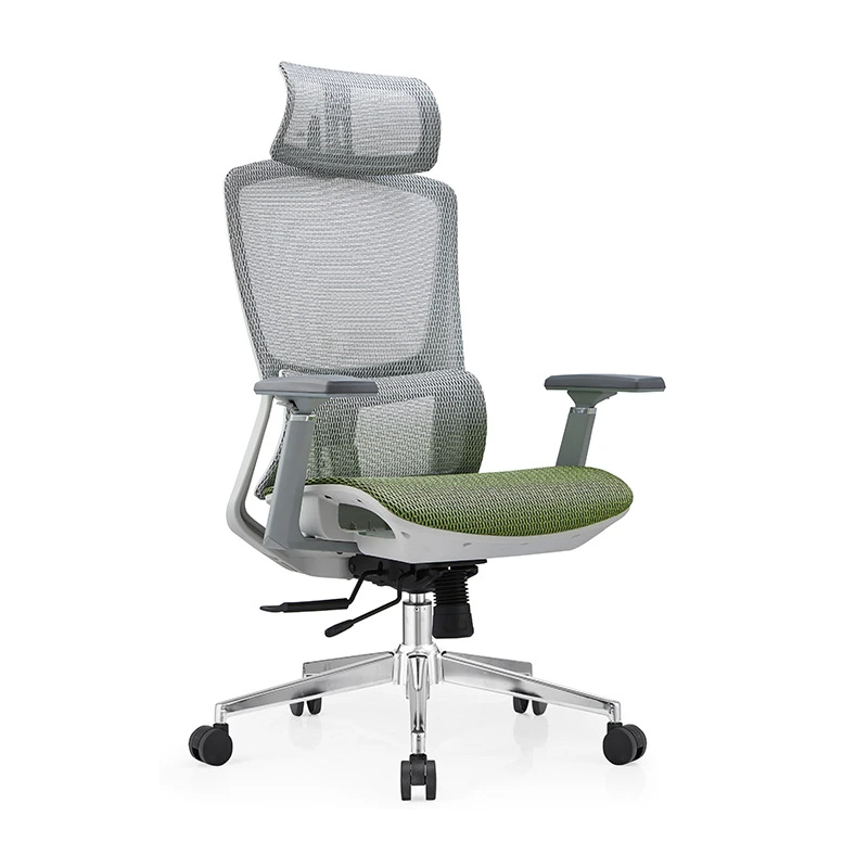 Latest Design Stable Mesh Revolving Computer Chair Wholesale Adjustable Ergonomic Fashionable Office Chair with Metal Material 1
