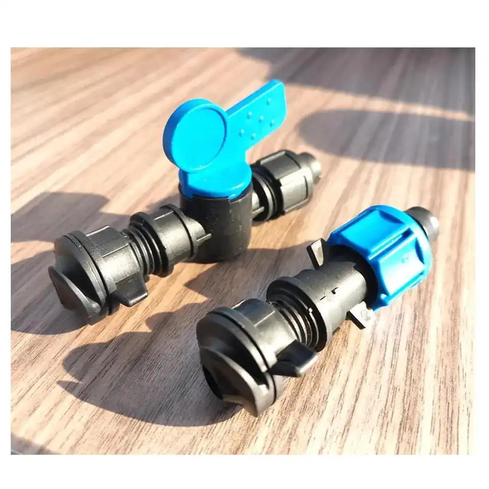 HYRT 16mm Drip Tape Valve for Layflat Hose Auto Irrigation 1