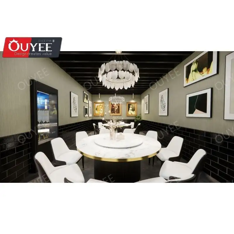 Stühle und Banketttische für die Inneneinrichtung von Cafés und Restaurants 1