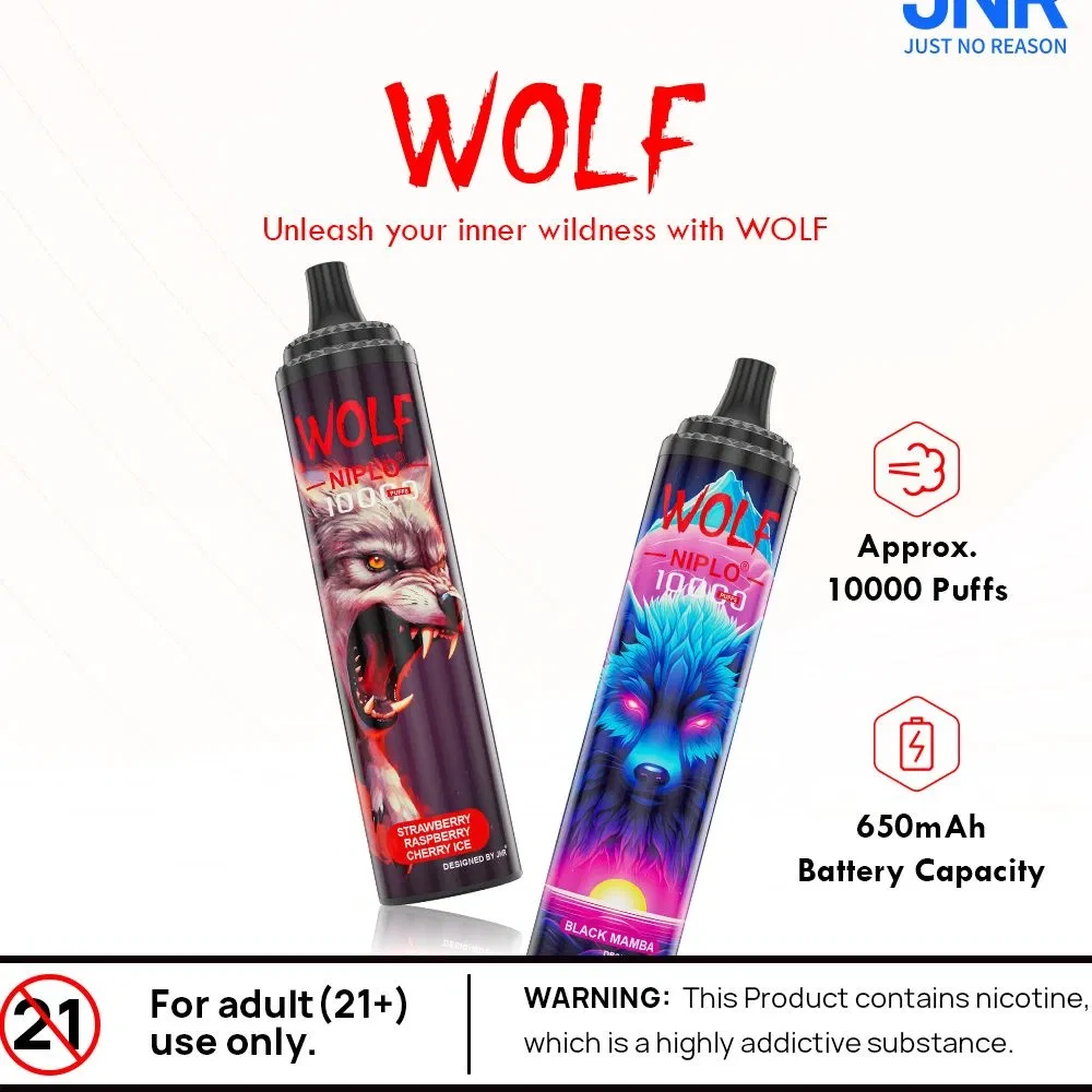 Factory Original J-N-R Wolf 10K Puff Bar 10000 Puffs Warehouse Wholesale Disposable Vape Randm E-Cigarette 20K 30K 40K - Wholesale I Vape and Wolf 1