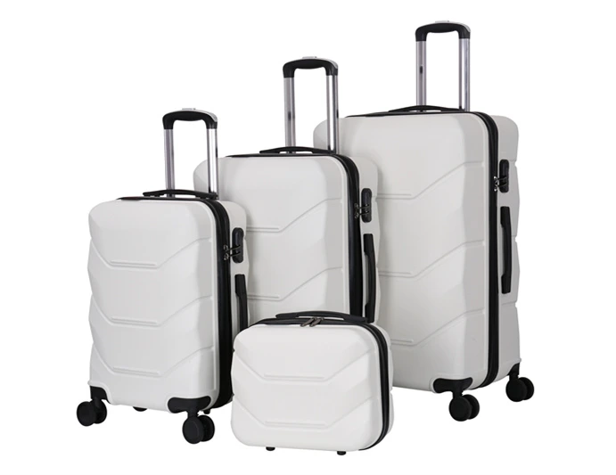 Hochwertiges ABS-Koffer-Set mit Reißverschluss, Trolley-Koffer 1