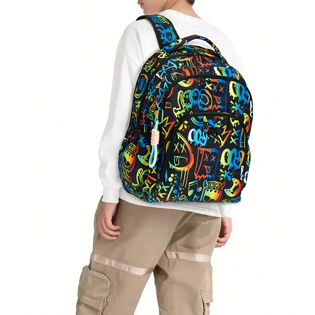 Custom Wholesale Travel Urban  FSY BAG factory Backpack For Kids Men's College School Bags Student Mini Backpack Bookbag 1