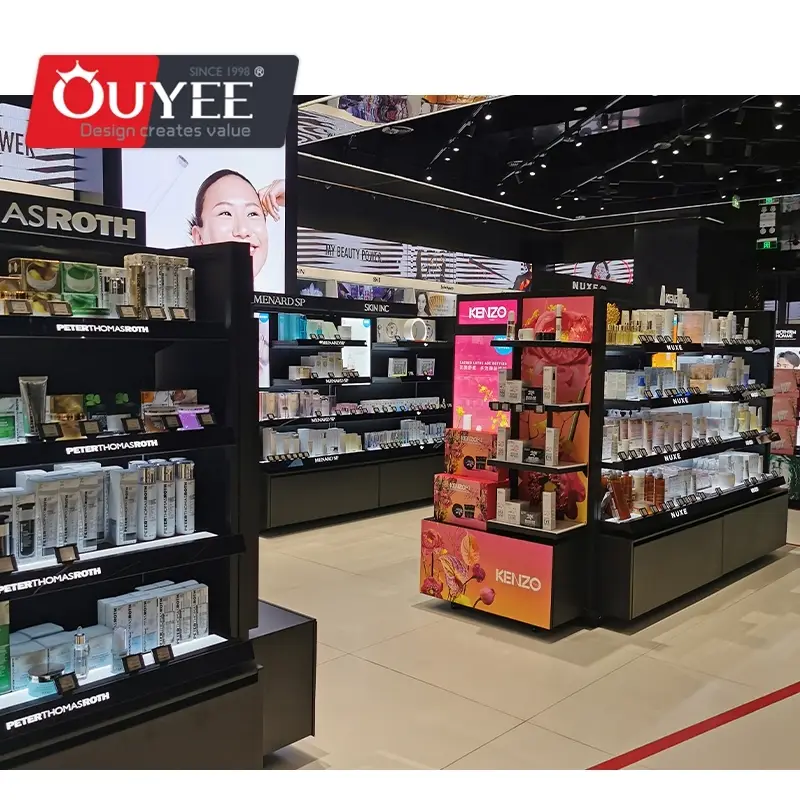Ladeneinrichtung für Kosmetikgeschäfte zur Gestaltung von Make-up-Läden 1