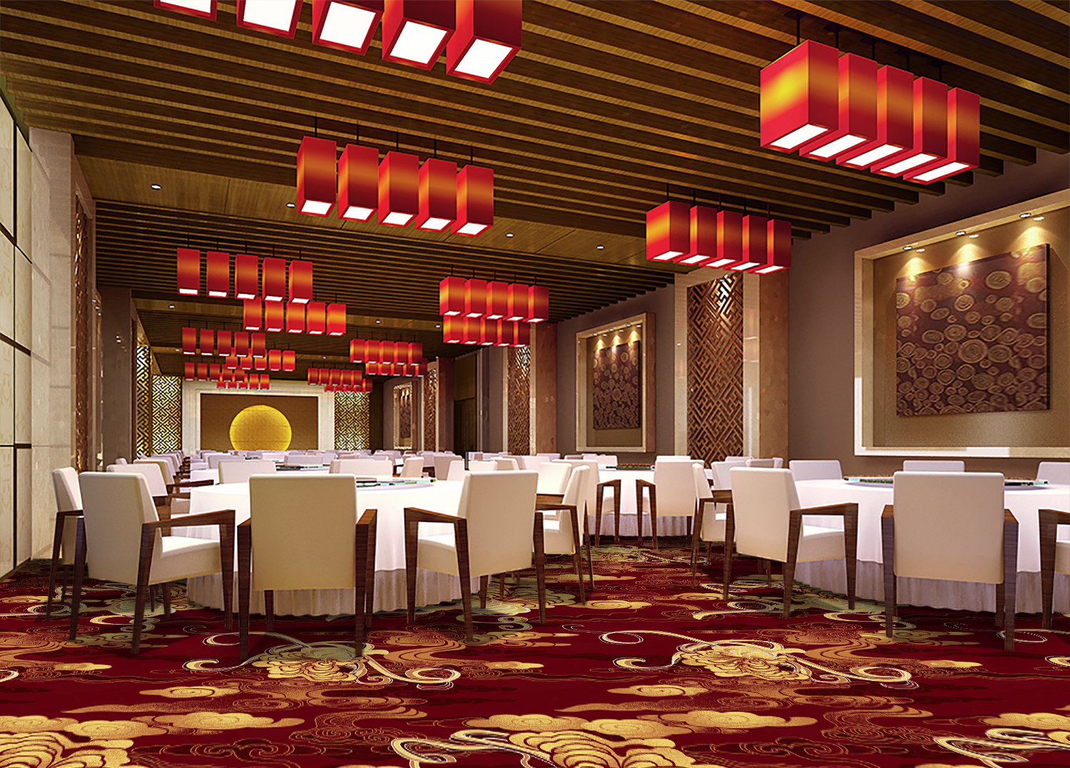 Custom Axminster Carpet for 5-Star Hotel Banquet Halls 3