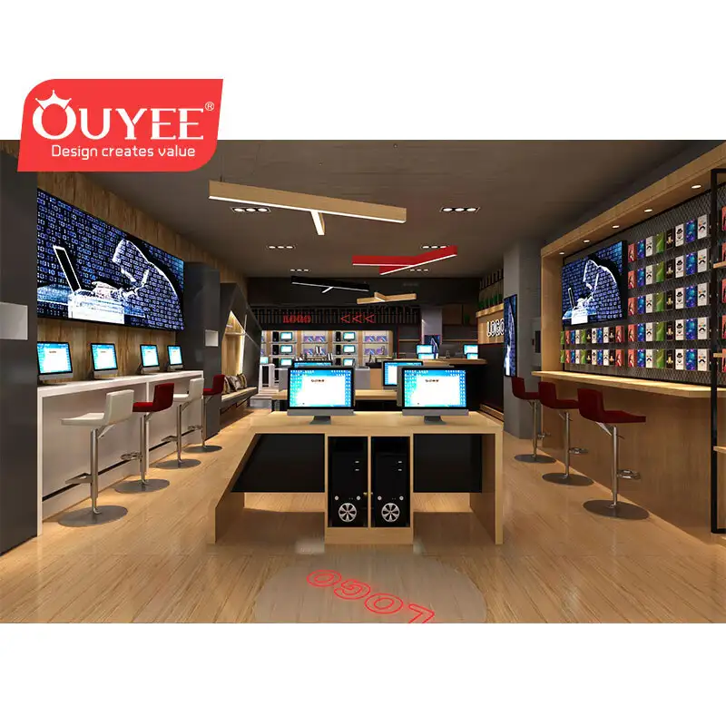 Mobili e vetrine per l'esposizione di cellulari in negozi di telefonia e informatica. 1