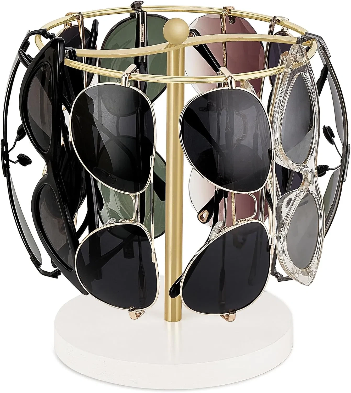 Groothandel in acryl zonnebrillen met logo, metalen vitrine, plastic displaystandaard. 1