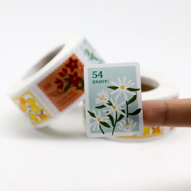 Adesivi stampabili autoadesivi con piante e fiori da regalare 1