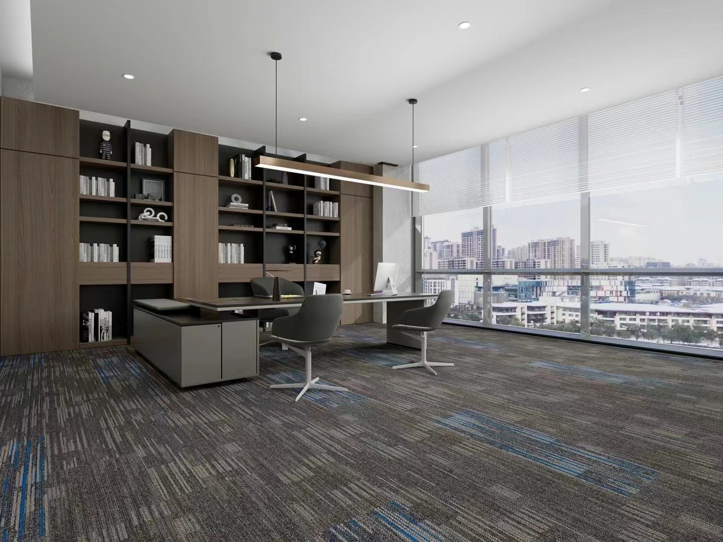Eco-Friendly 50x50cm Modular Carpet Tiles - Nylon/Polypropylene 4