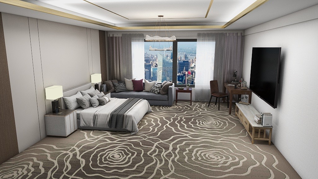 High-Quality Custom Nylon Carpet for Hotels & Casinos 3