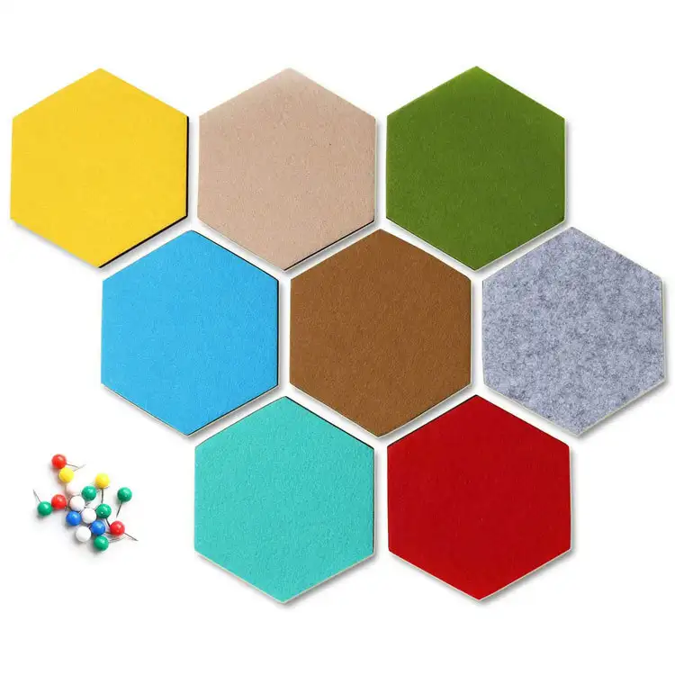 Panneaux d'absorption acoustique en polyester PET, écologiques et insonorisants 1