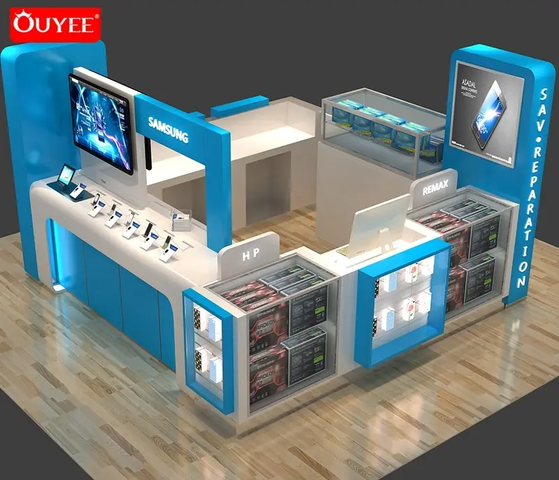 Quiosque para loja de celulares, acessórios e reparos. 1