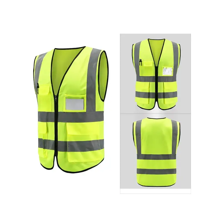Colete de segurança de alta visibilidade personalizado para uso noturno, um sucesso de vendas. 1