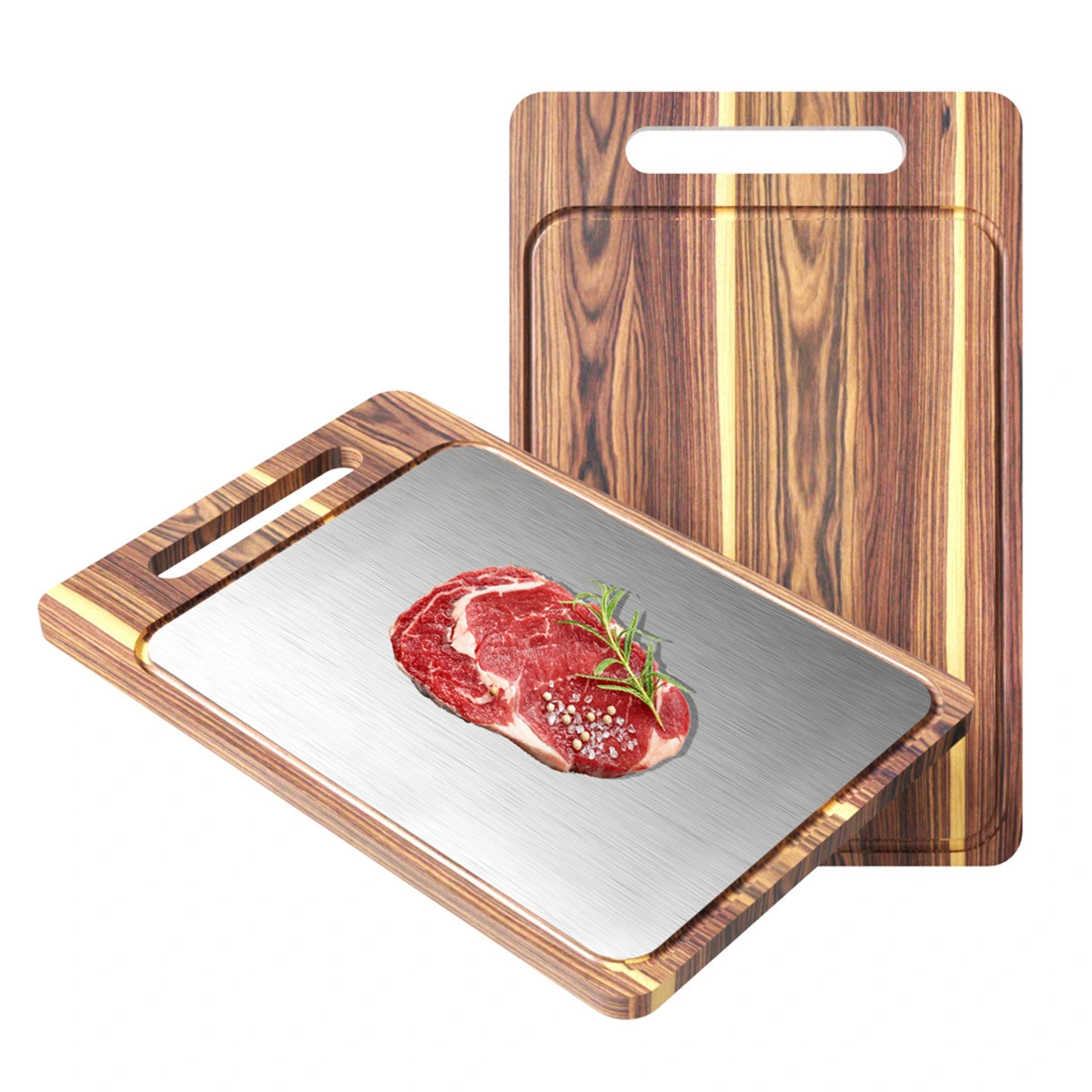 Custom Acacia Wood Double-Sided Cutting Board 1
