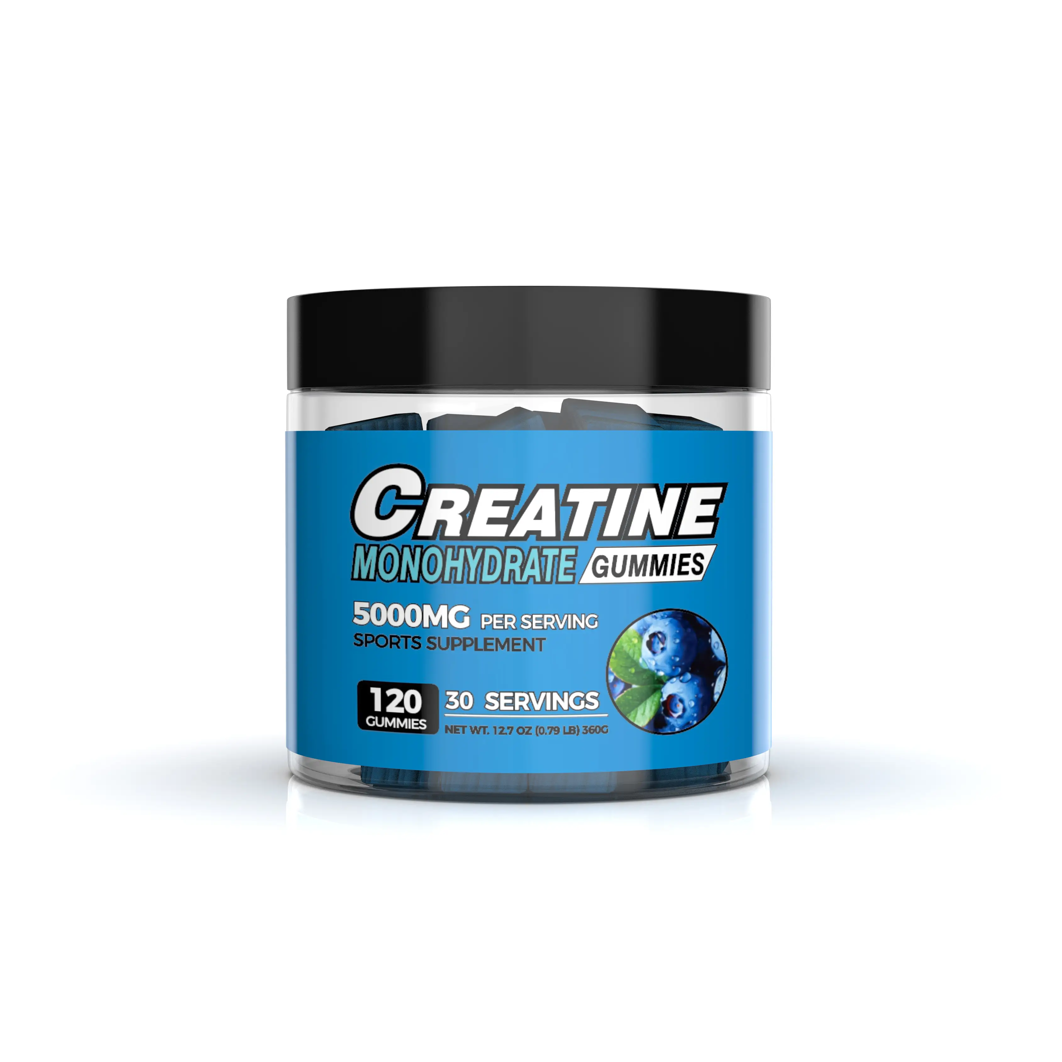 OEM Creatine Gummies 5g (5000mg) - 60 Gummies Men & Women 1