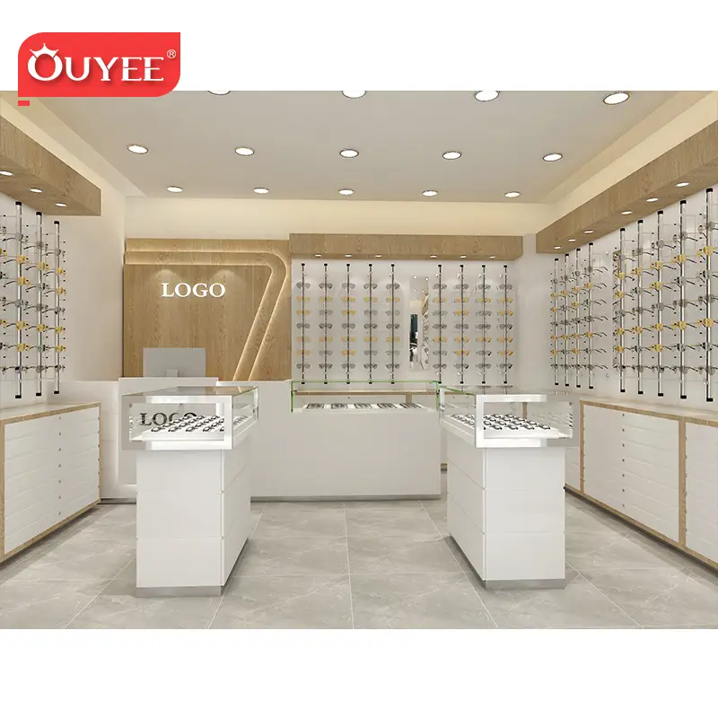 Ladeneinrichtung für Optikergeschäfte: Brillentheken &amp; Sonnenbrillenständer 1