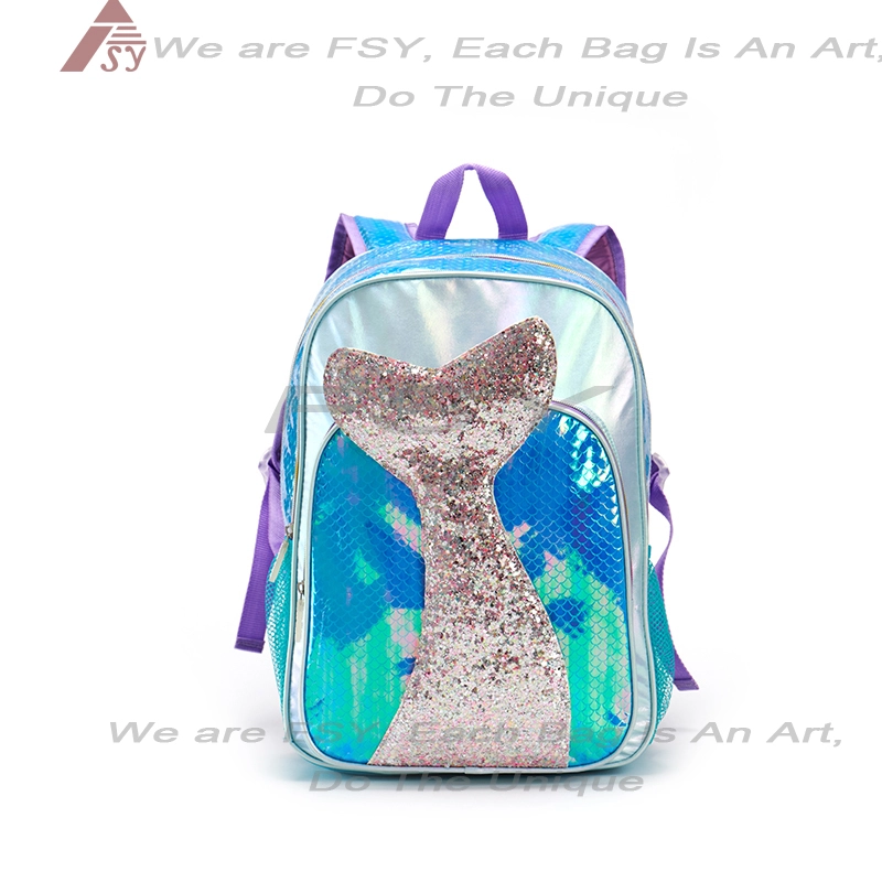 Hot Fashion Cartoon Kid Mermaid Backpack Lovely Animal Backpack Student Kindergarten Schoolbag 1