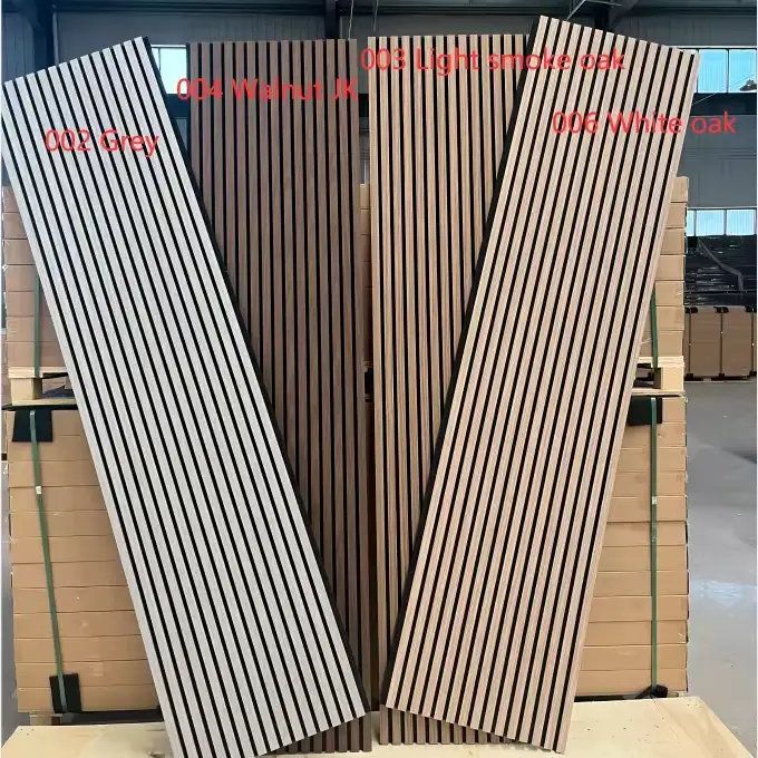 Customized Wooden Acoustic Panels for Soundproof Studio Wall Slat Panels 1