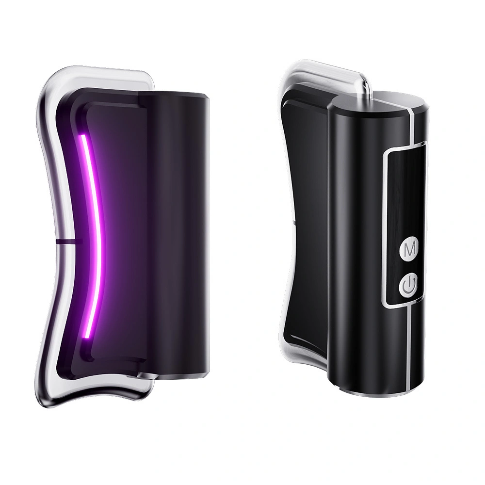 2025 New Design Muscle Massager Hyperblade Rechargeable Ems Heating Red Light Fascia Massage Knife 1