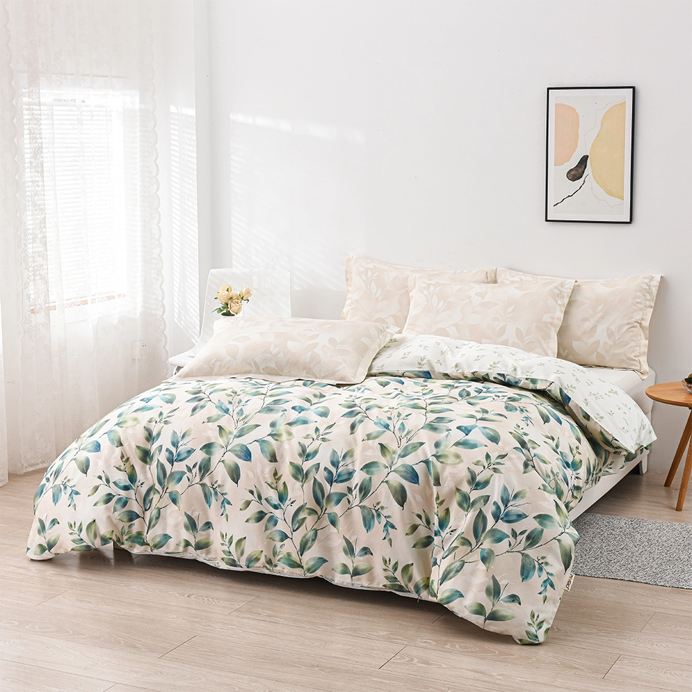 Digitaler 3D-Druck: Bettwäsche-Set mit luxuriösen botanischen Mustern 1