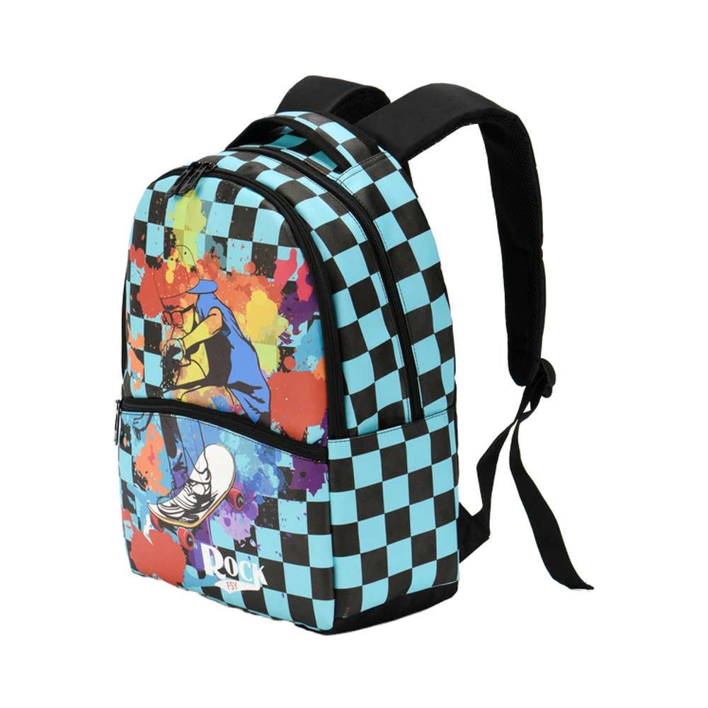 Fsy  bag factory Waterproof Travelling School Computer Backpack For Teens Kids Student Smell Proof Backpack Pu Pvc Leather Book Bags Men's 1