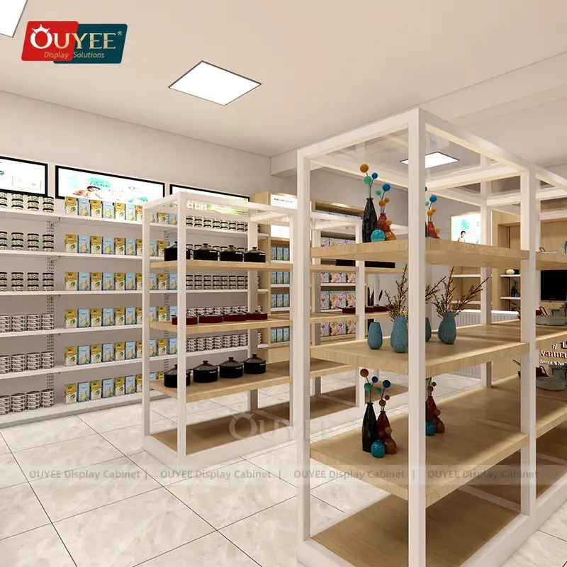 Ausstellungsstücke für Wohnaccessoires und Einrichtungsgegenstände in Boutique-Läden 1