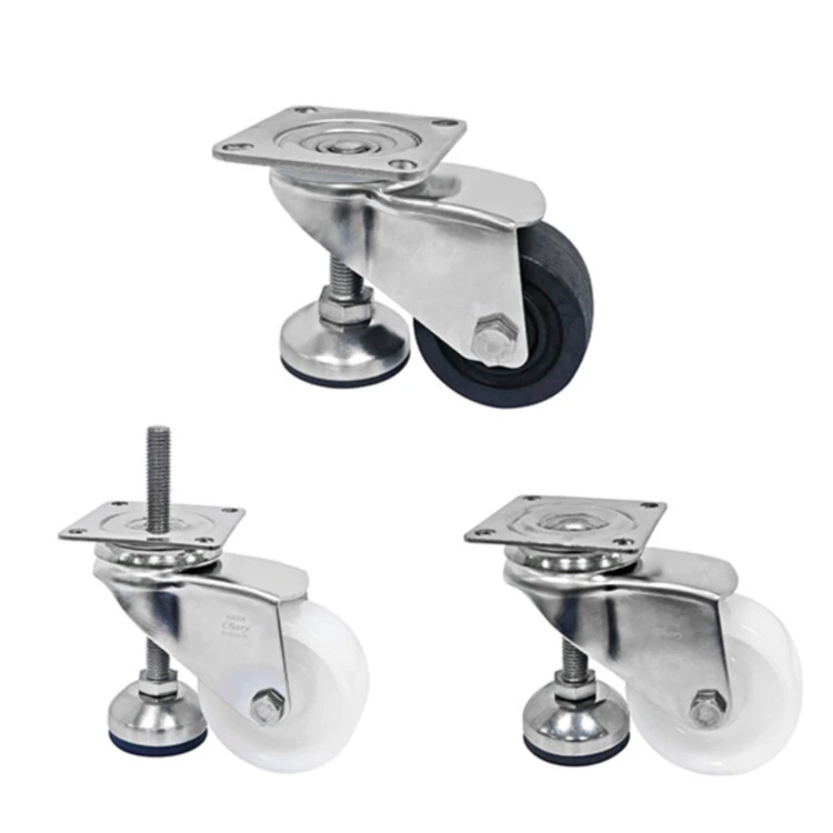 3 Inch Swivel Leveling Caster Adjustment Universal Caster Wheels 1