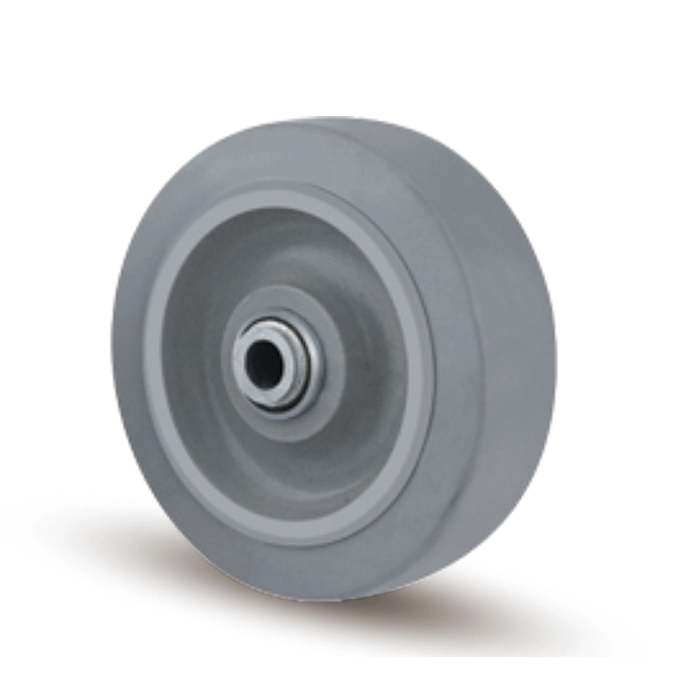 cheap Price Warehouse Carts 4-6 Inch 120-250kg Load Capacity Metal Total Brake Swivel Elastic Tpr Caster Wheel 1