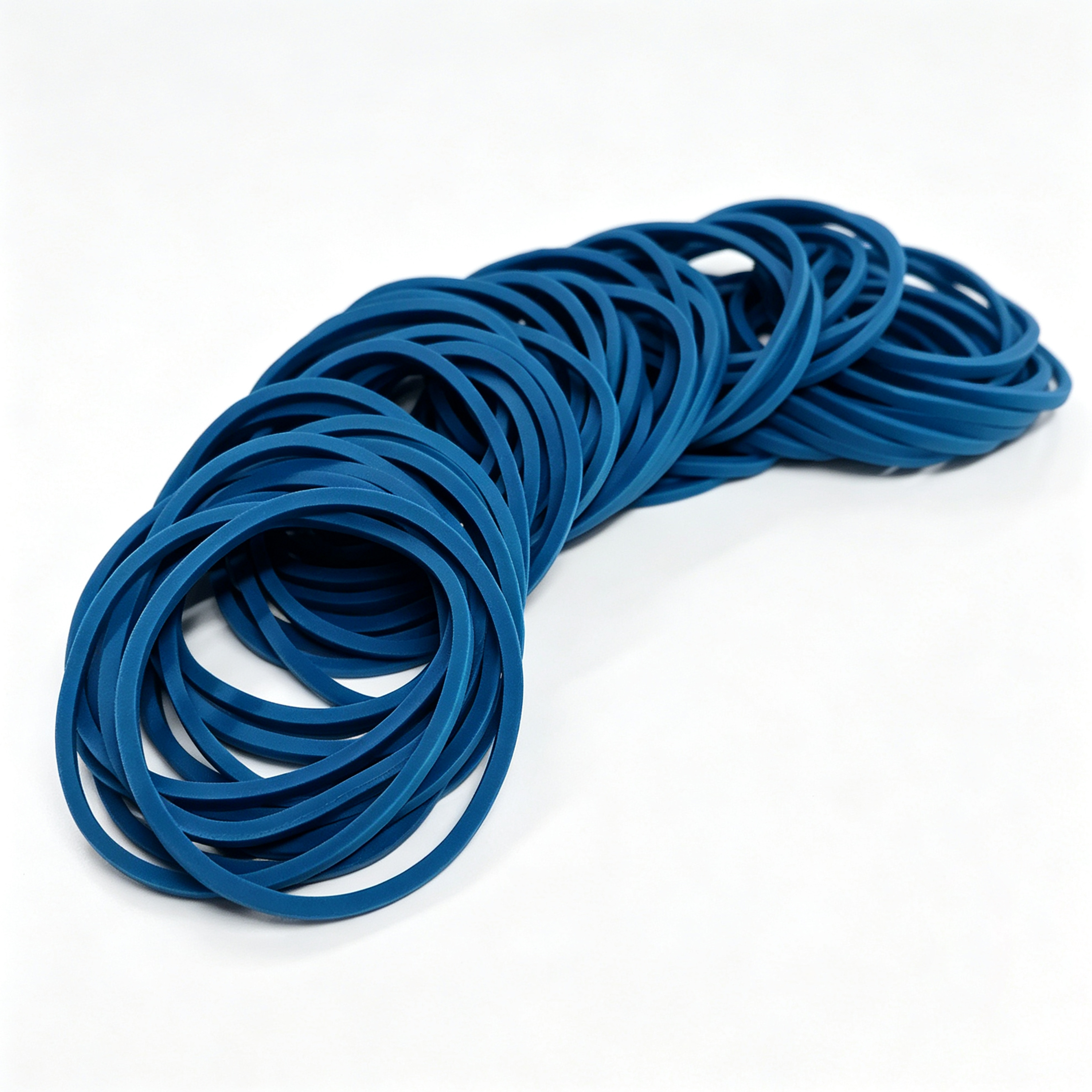 #16 38mm Blue Rubber Bands, Strong Stretch for Office & School – Wholesale 3
