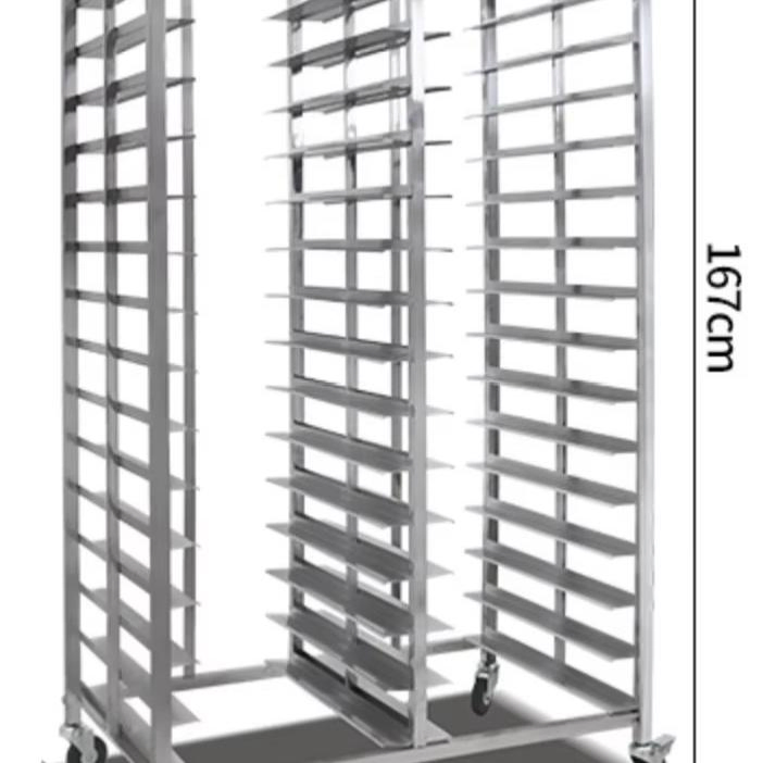 Plateau de boulangerie en acier inoxydable