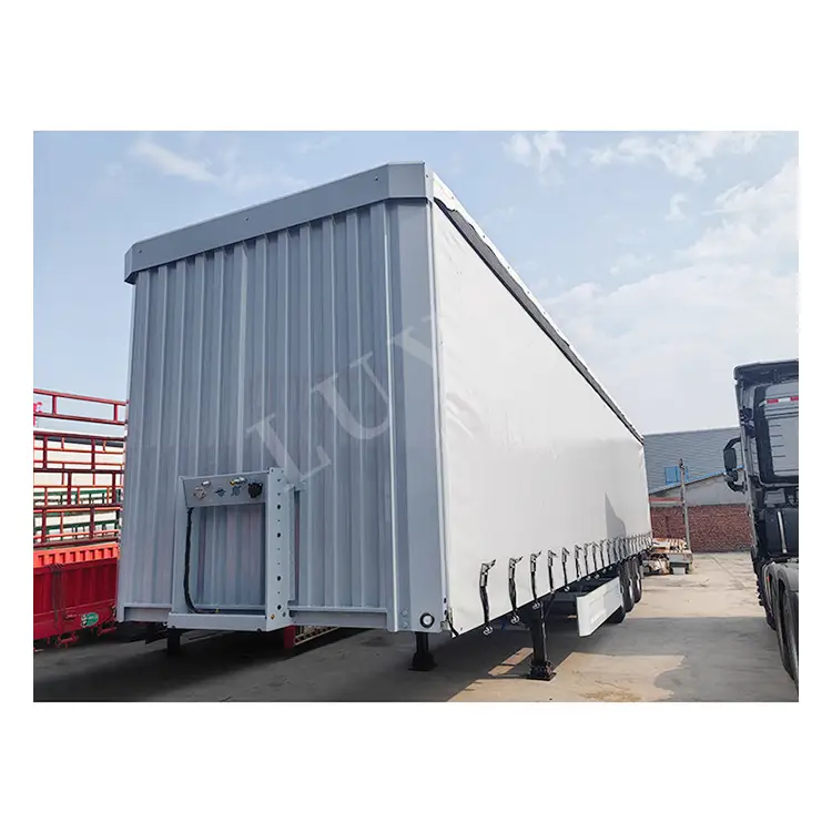 3 essieux 60 tonnes côté rideau latéral semi-remorque | Luyi 1