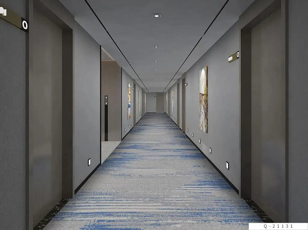 Tapis d'hôtel en Chine - Moquette mur à mur et moquette de couloir 4
