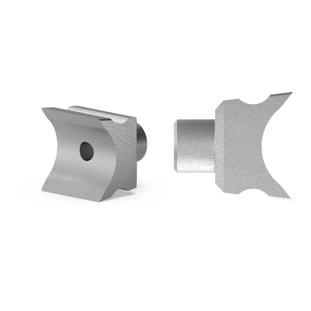 22-0045 Aftermarket Replacement Mulcher Knife 10290-5t 1/2 Thread Four-corner Serration Forestry Mulcher Teeth for Diamond Mower 1